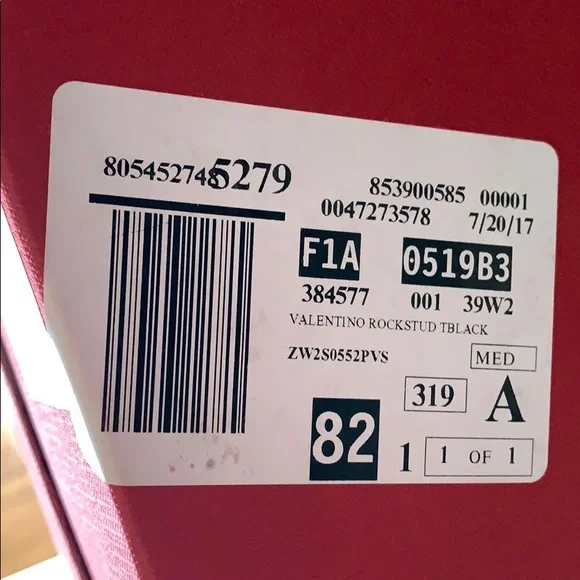 Valentino Black Rockstud Sandals - Picture 2 of 9